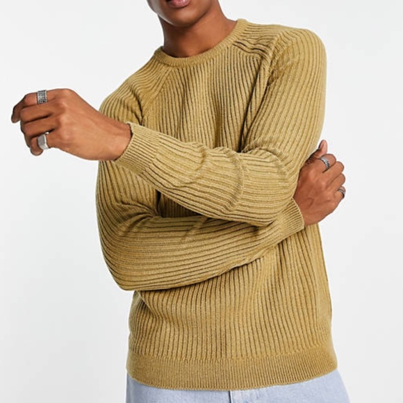 ASOS Other - ASOS DESIGN knitted rib crew neck jumper - (XL)